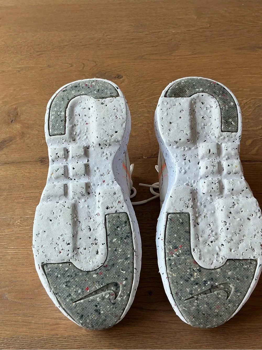 Nike White Mesh Sneaker Crater Impact CW2386-100, womens size 8